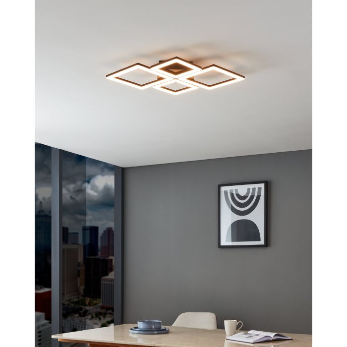 Carregue imagem no visualizador da galeriaCandeeiro de teto LED com luz ajustável PARANDAY-Z EGLO
