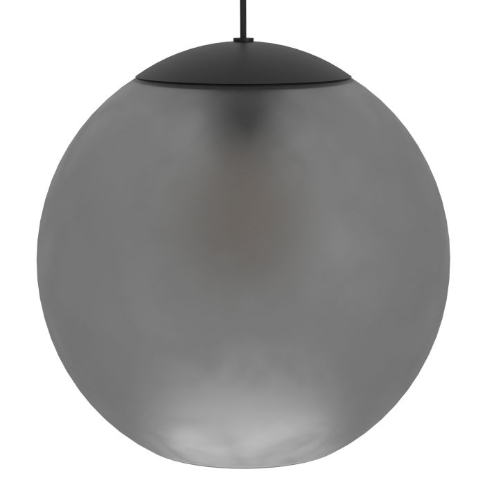 Load image into Gallery viewer, Candeeiro de teto com três lâminas esféricas de vidro mate cinzento ARANGONA EGLO
