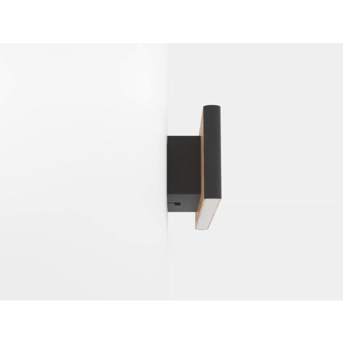 Load image into Gallery viewer, Aplique de Parede LED com Corpo em Carvalho e Alumínio Preto CLIMENE EGLO
