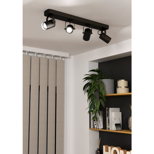 Foco LED de Teto com 4 Projetores Ajustáveis SOREGO EGLO