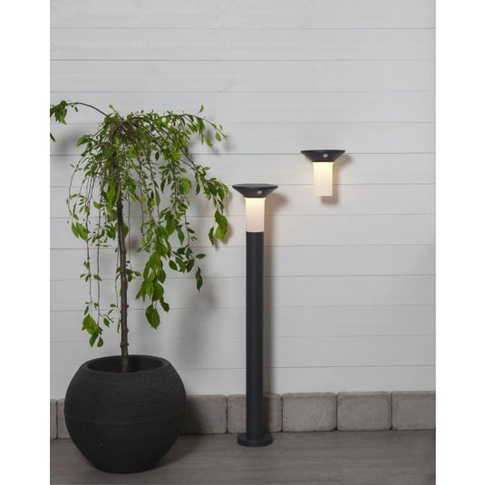 Candeeiro de pé LED para exterior com painel solar CORBEZZOLA EGLO
