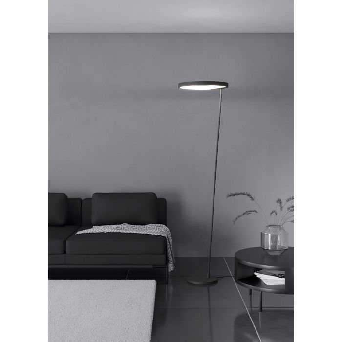 Load image into Gallery viewer, Candeeiro de Pé LED CAREDARA EGLO com Controlo Táctil e Design Moderno
