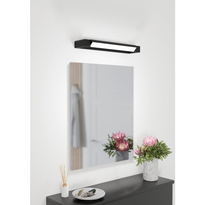Cargue la imagen en el visor de la galería, Aplique para Casa de Banho com LED Preto e Branco GEMILIANA EGLO
