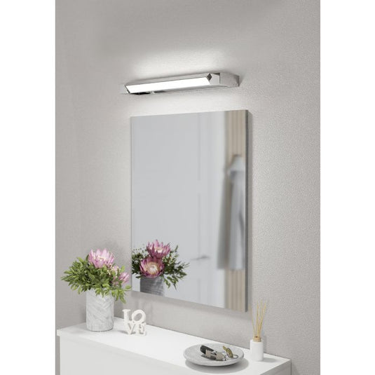 Aplique de Casa de Banho LED com Corpo em Aço Cromado GEMILIANA EGLO