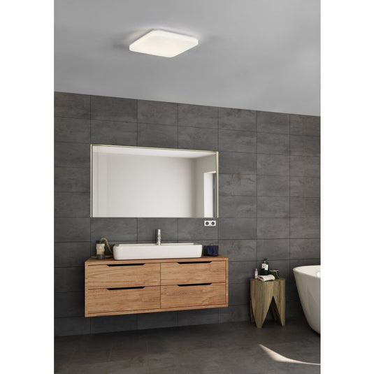 Plafon de Teto Quadrado com LED Branco Neutro FRANIA-S EGLO