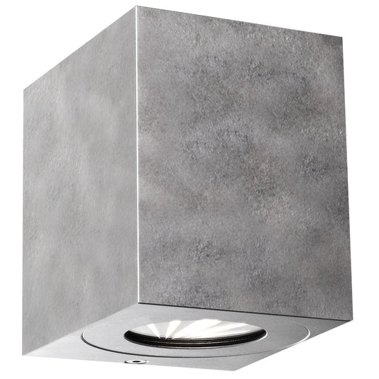 Aplique de Parede Exterior em Aço Galvanizado com LED Integrado Kubi 2 NORDLUX