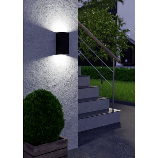 Aplique LED Exterior em Aço Zincado Preto EREMITANA EGLO