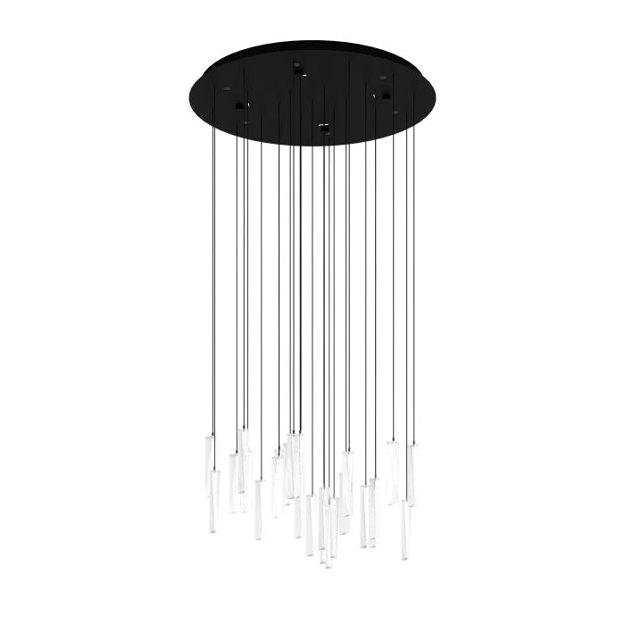 Carregue imagem no visualizador da galeriaCandeeiro de teto LED com cristais transparentes SARDENARA EGLO
