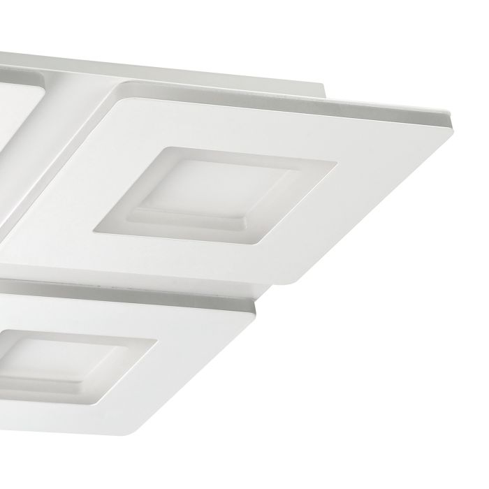 Chargez l'image dans la visionneuse de la galerie, Candeeiro de teto LED com painéis quadrados ajustáveis PADROGIANO-Z EGLO
