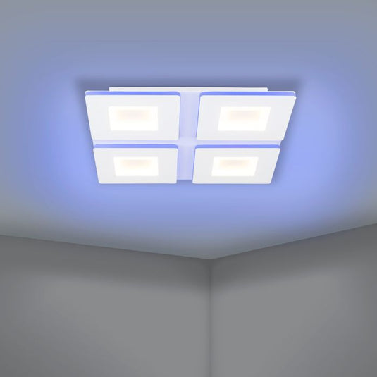Candeeiro de teto LED com painéis quadrados ajustáveis PADROGIANO-Z EGLO
