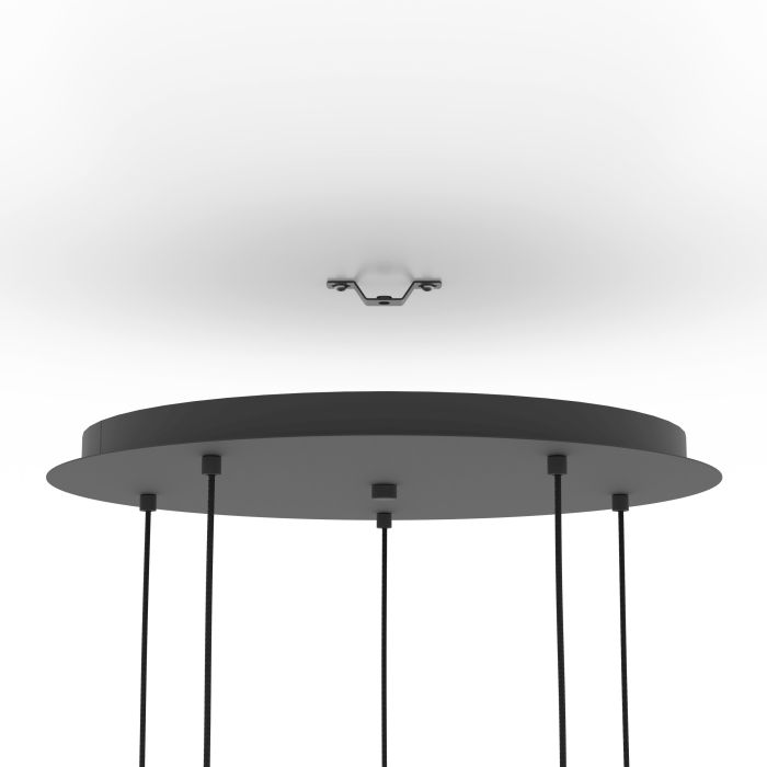 Load image into Gallery viewer, Candeeiro de teto suspenso com 5 elementos orgânicos SERENARA EGLO
