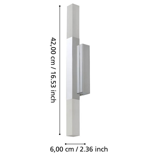 Aplique casa de banho LED com proteção IP44 ALCUDIA EGLO