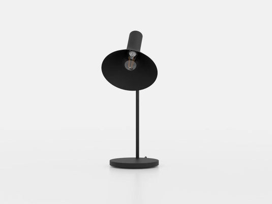 Candeeiro de mesa com abajur cónico preto MORESCANA EGLO