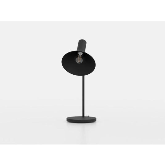 Candeeiro de mesa com abajur cónico preto MORESCANA EGLO