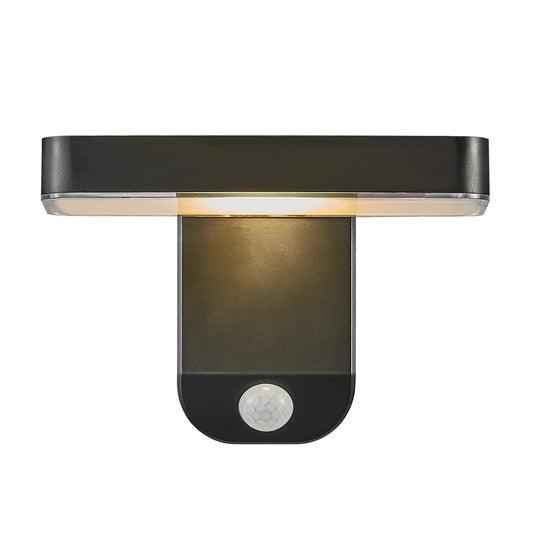 Candeeiro de Parede Solar Preto RICA NORDLUX