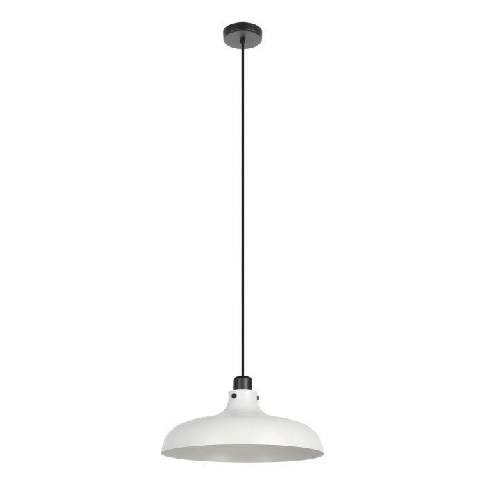 Carregue imagem no visualizador da galeriaCandeeiro de teto com abajur cónico metal cinzento MATLOCK EGLO
