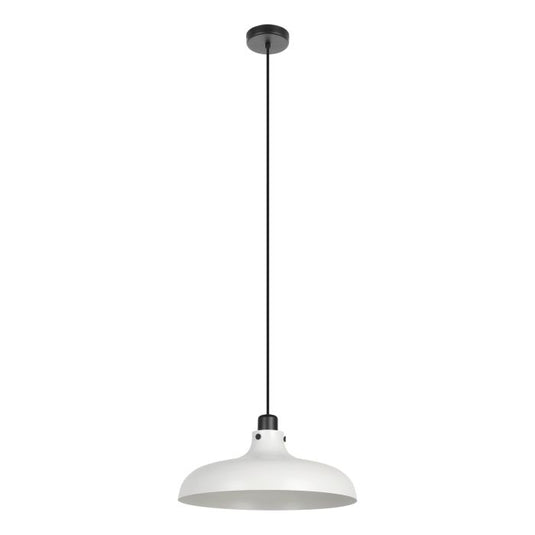 Candeeiro de teto com abajur cónico metal cinzento MATLOCK EGLO
