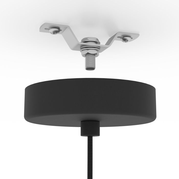 Carregue imagem no visualizador da galeriaCandeeiro de teto com abajur cónico metal cinzento MATLOCK EGLO
