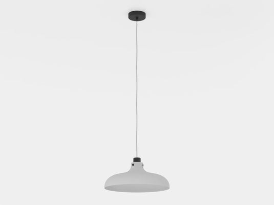 Candeeiro de teto com abajur cónico metal cinzento MATLOCK EGLO