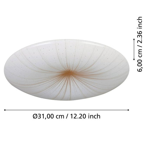 Plafon LED com Efeito Cintilante NIEVES 1 EGLO