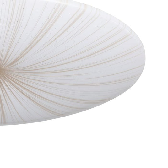 Plafon LED com Detalhes em Ouro Branco 51 cm NIEVES 1 EGLO