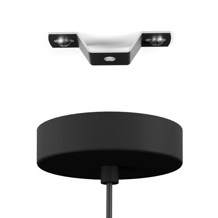 Load image into Gallery viewer, Candeeiro de teto suspenso com vidro transparente e detalhes dourados MARYVILLA EGLO
