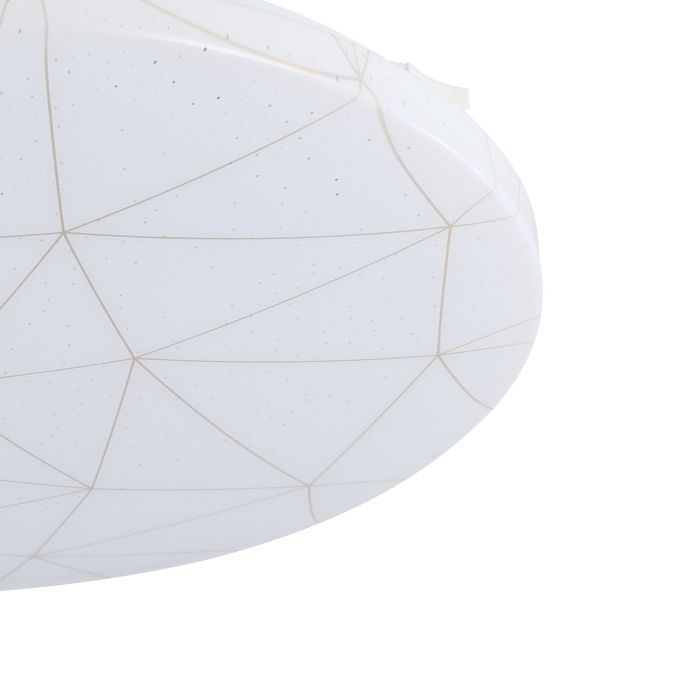 Load image into Gallery viewer, Candeeiro de teto LED com design geométrico dourado RENDE EGLO
