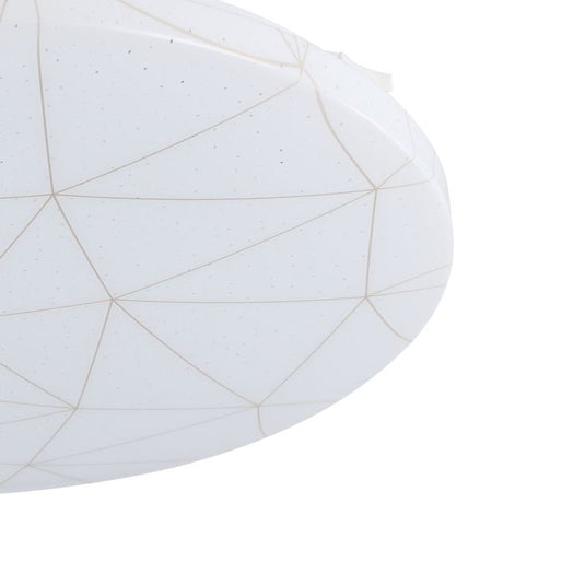 Candeeiro de teto LED com design geométrico dourado RENDE EGLO