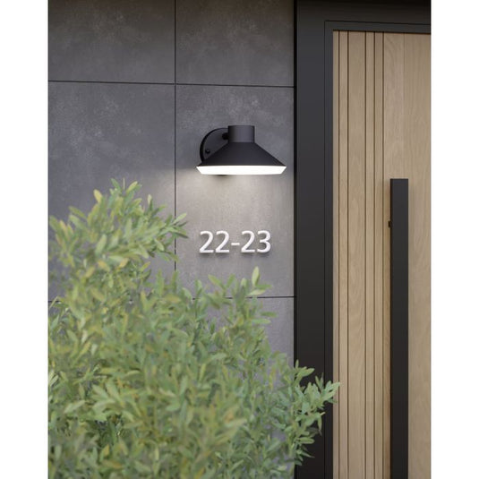 Aplique de Parede LED Exterior Preto e Branco NINNARELLA EGLO