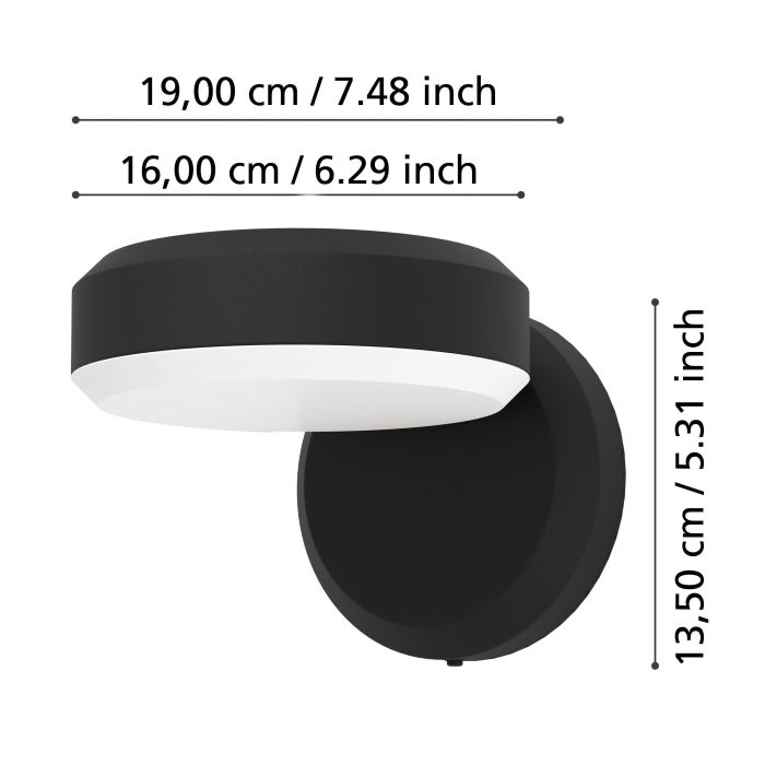 Load image into Gallery viewer, Aplique de Parede Exterior LED FORNACI EGLO
