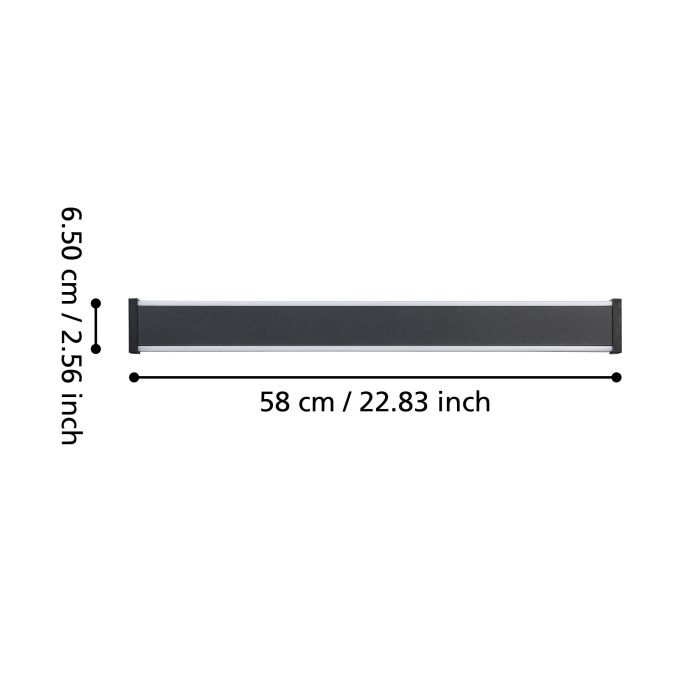 Carregue imagem no visualizador da galeriaAplique Exterior LED Preto NEVIANO EGLO
