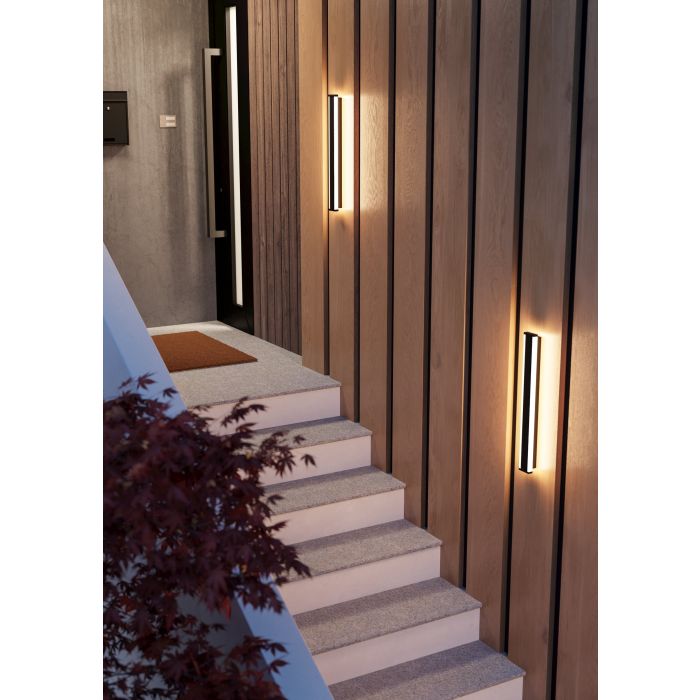 Carregue imagem no visualizador da galeriaAplique Exterior LED Preto NEVIANO EGLO

