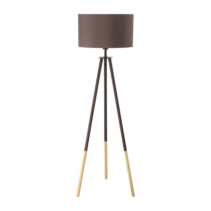 Load image into Gallery viewer, BIDFORD Candeeiro de Pé Castanho e Dourado Cappuccino EGLO
