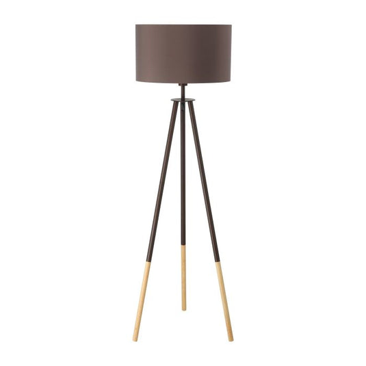 BIDFORD Candeeiro de Pé Castanho e Dourado Cappuccino EGLO