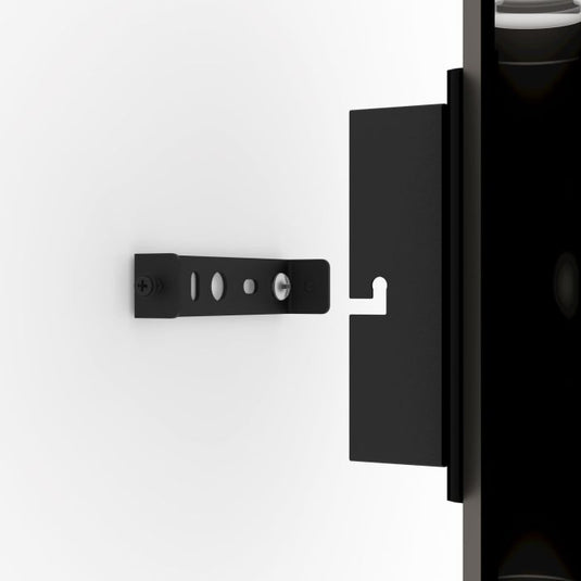 Aplique de Parede LED com Colunas Douradas e Castanho Escuro ESTANTERIOS EGLO