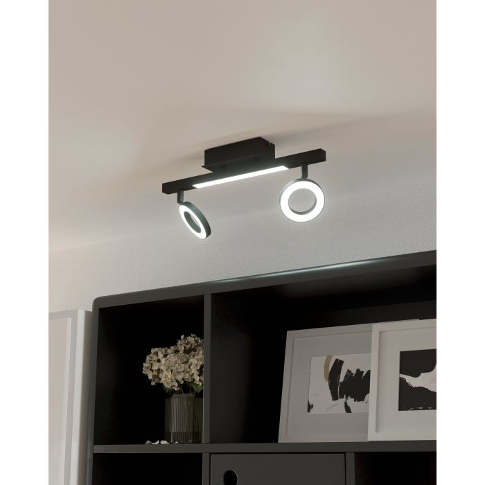 Load image into Gallery viewer, Candeeiro de Teto LED 2 Focos CARDILLIO 2 EGLO
