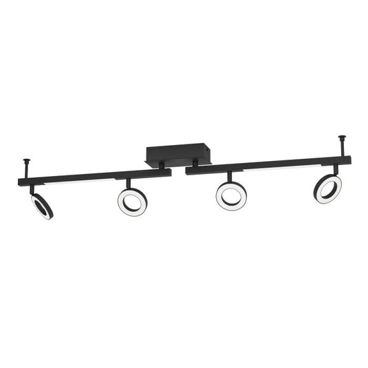 Candeeiro de Teto LED com 4 Focos Giratórios CARDILLIO 2 EGLO