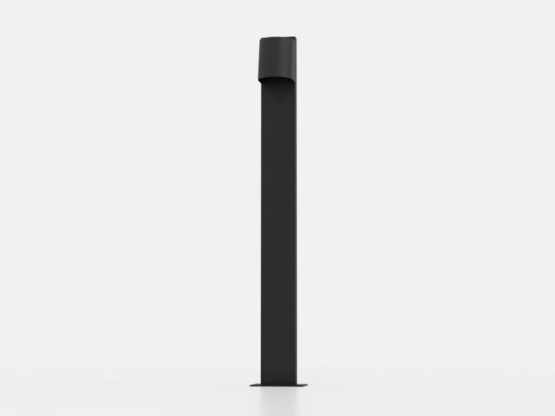 Load image into Gallery viewer, Pilar LED Exterior com Abajur Semicircular Preto STAGNONE EGLO

