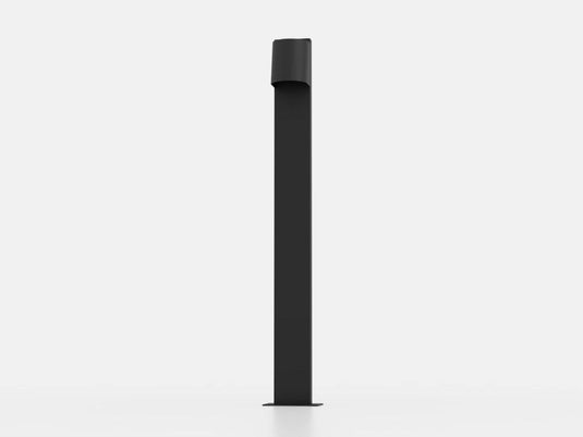 Pilar LED Exterior com Abajur Semicircular Preto STAGNONE EGLO