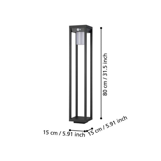 Pilar LED Solar com Sensor de Movimento MARTANO EGLO