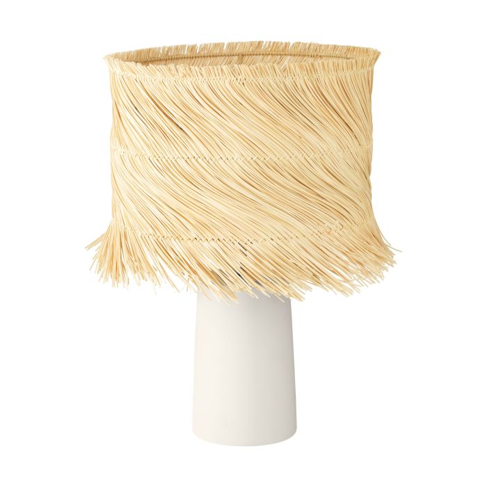 Load image into Gallery viewer, Candeeiro de Mesa com Abat-jour em Rattan Natural PAISANO EGLO

