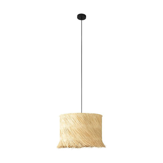 Candeeiro de teto com abajur em vime natural PAISANO EGLO