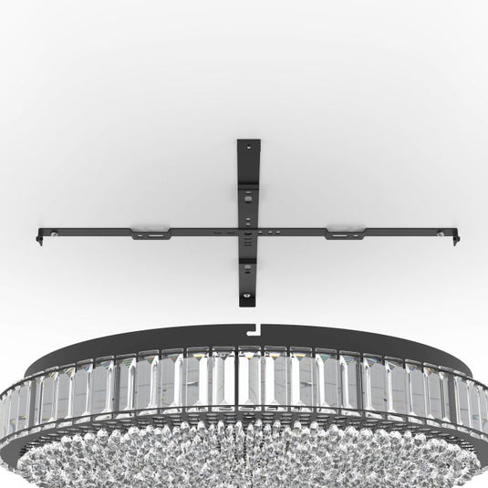 Candeeiro de teto LED com cristais transparentes BALPARDA EGLO