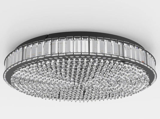 Candeeiro de teto LED com cristais transparentes BALPARDA EGLO