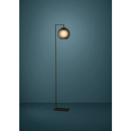ARANGONA Candeeiro de Pé EGLO - Design Moderno com Vidro Cinzento Mate