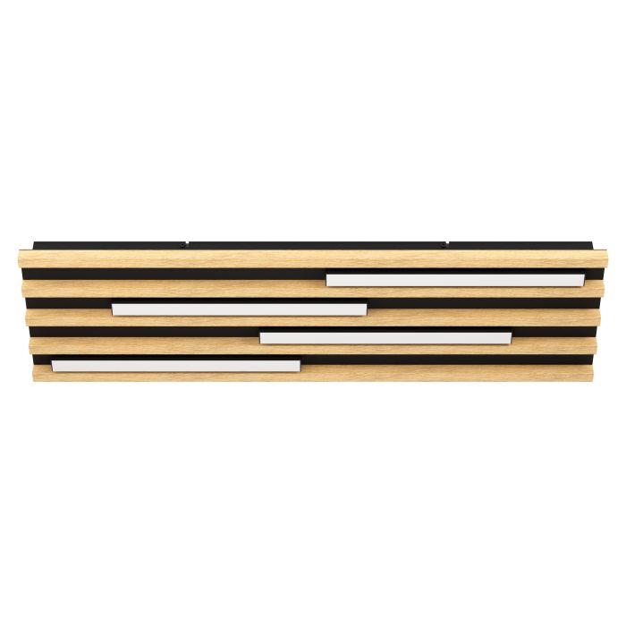 Load image into Gallery viewer, Plafon de Teto com LED e Madeira Natural MARREIRA EGLO
