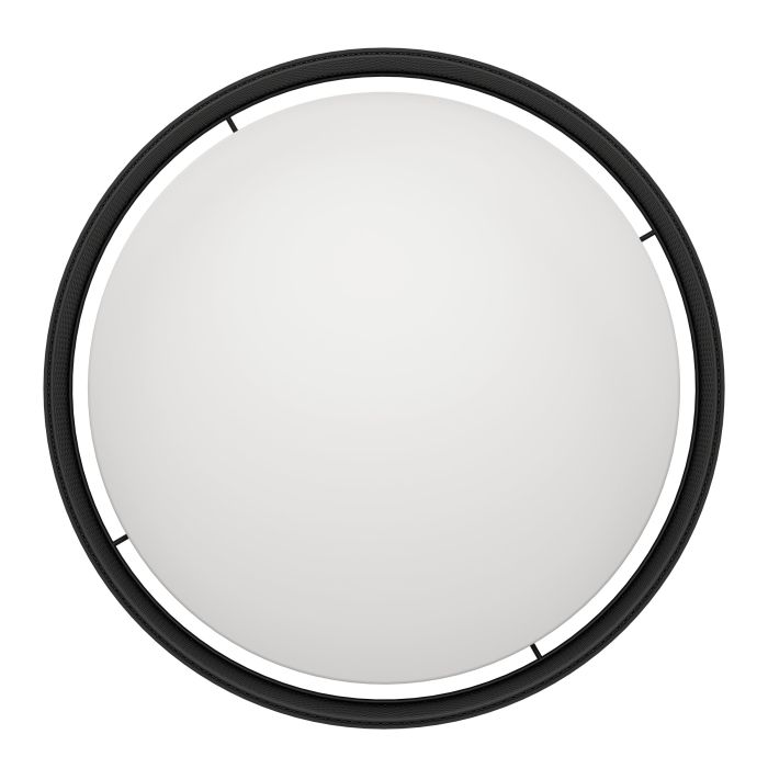 Load image into Gallery viewer, Candeeiro de teto LED com abajur metálico em rede preta LUPPINERIA EGLO
