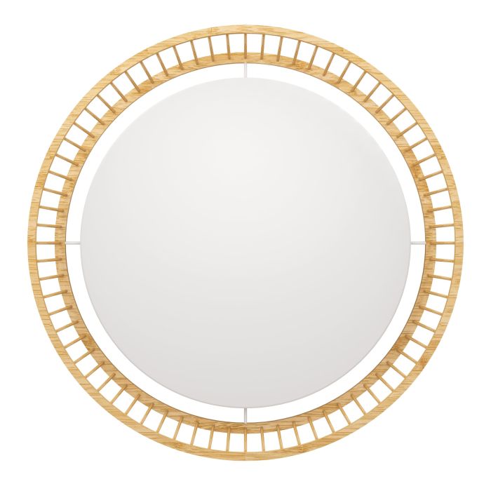 Load image into Gallery viewer, Candeeiro de teto LED com moldura em bambu natural LUPPINERIA EGLO
