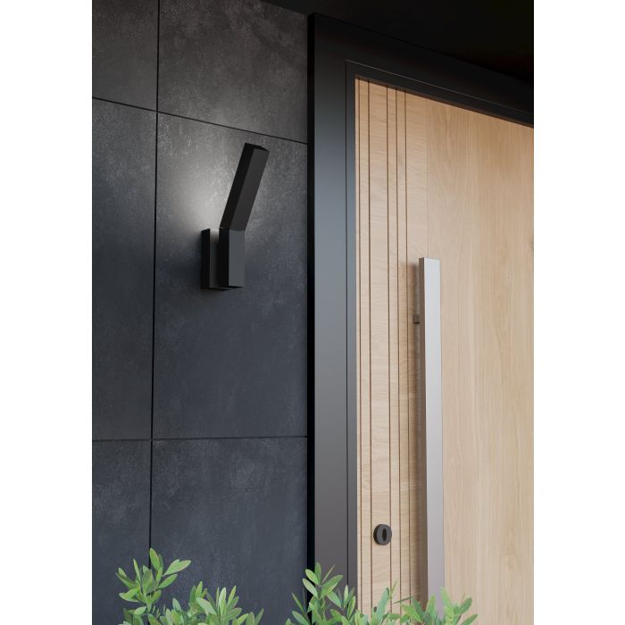 Load image into Gallery viewer, Aplique de Parede Exterior LED Preto UGENTO EGLO
