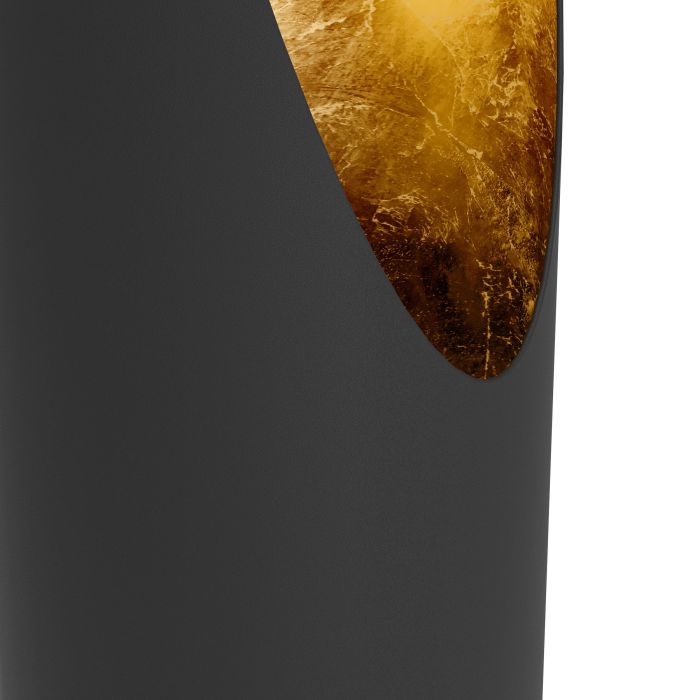Load image into Gallery viewer, Candeeiro de Mesa LED com Corpo em Aço Preto e Folha de Ouro PREBONE EGLO
